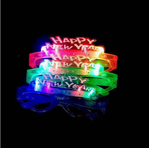Wholesale LED Cool Light Square Louver Love Glasses